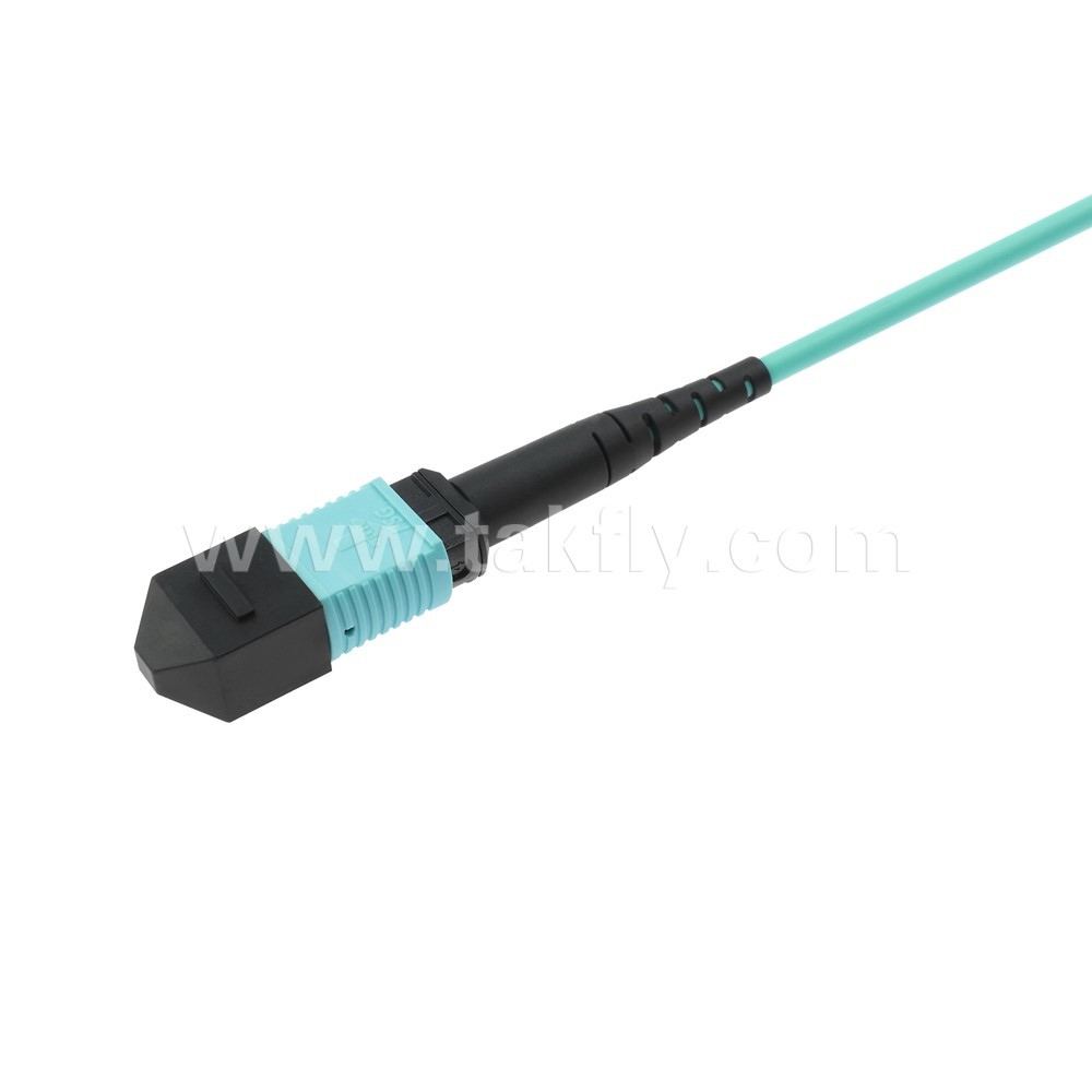 MPO/MTP Patchcord Fanout Uniboot LC Multimode OM3 Breakout Fiber Optic Cable for Data Center Cabling AI Telecom