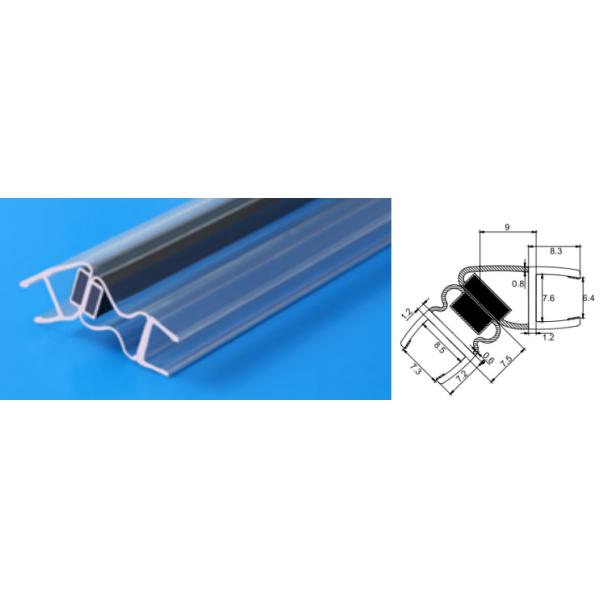 Transparent PVC Shower Door Plastic Seal Waterproof Shower Door Plastic Strips