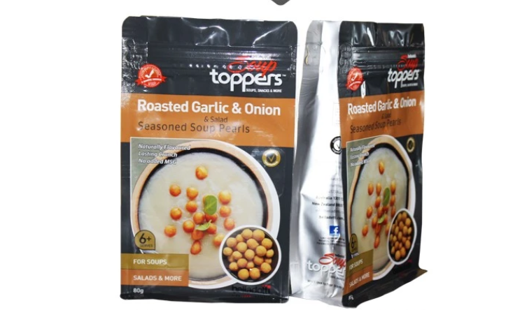Octagon Free Standing Food Grade Resealable Foil Bags