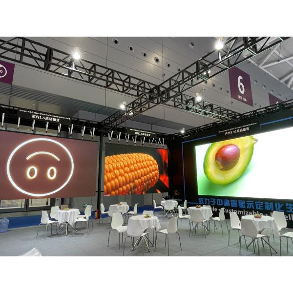 Indoor Outdoor Black Diamond Lamp SMD1921 P3.91 LED Panel with 3000nit Brightness and Die-casting Aluminum Material