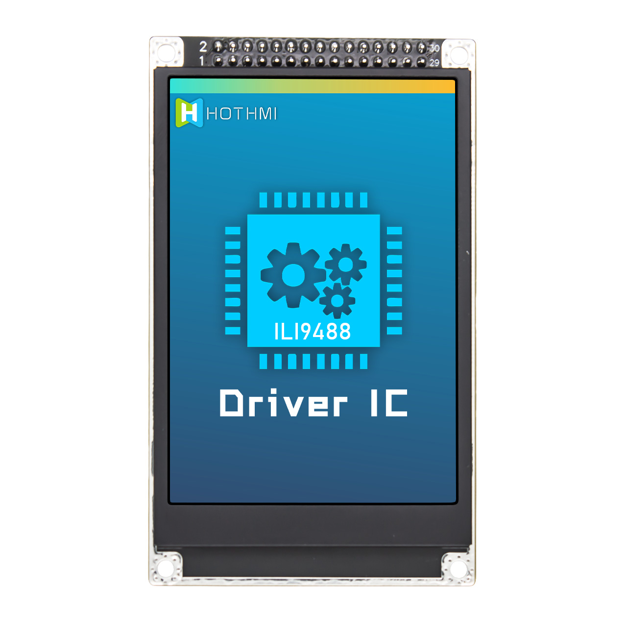 5 индикаторная панель модуля экрана 800x480 UART TFT LCD дюйма умная серийная с сопротивляющимся касанием