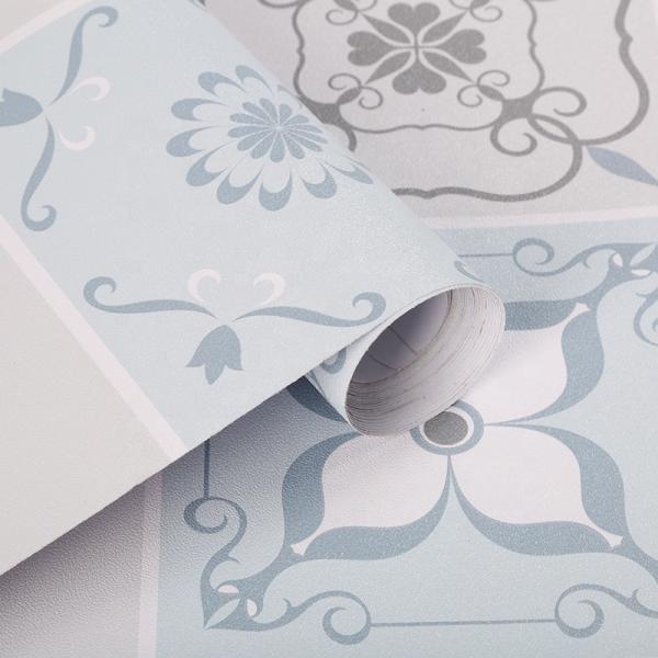 Modern Interior Decoration Contact Paper Fireproof 3D Wallpaper Self Adhesive Tiles Designs