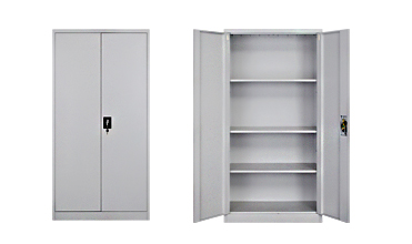 KD Office Steel Cupboard Double Door Metal Filing Cupboard 4 Shelf