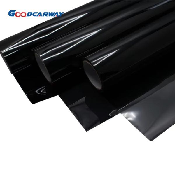 1 Ply 1% de película de carbono de cor escura anti-atração 3 anos de garantia película de janela do carro