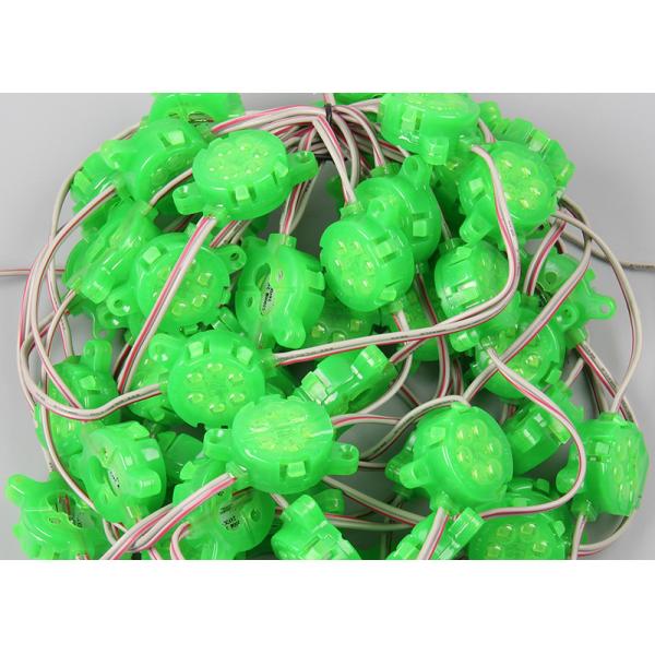 30mm Outdoor Green DC24V 0.6W IP67 Pixel Led Light XH6897 Controlling