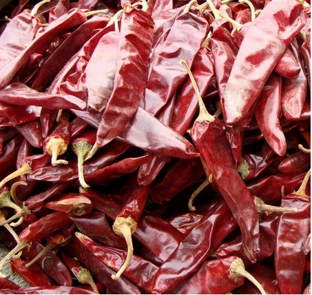 Средние горячие высушенные перцы Чили природы Chili Guajillo красные