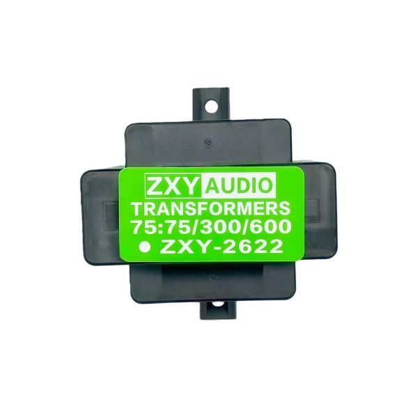 Customized Silicon Steel Core Audio Transformer with 75:75/300/600 Impedance Ratio and High Efficiency for Signal Isolation