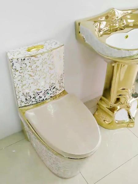 S prende um toalete nivelado superior Diamond Shape Ceramic Bowl da parte