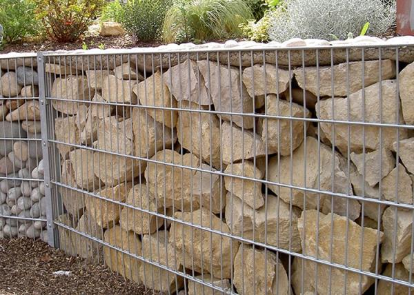 ISO14001 2x1x0.5m soldou a cerca de aço System de Gabion