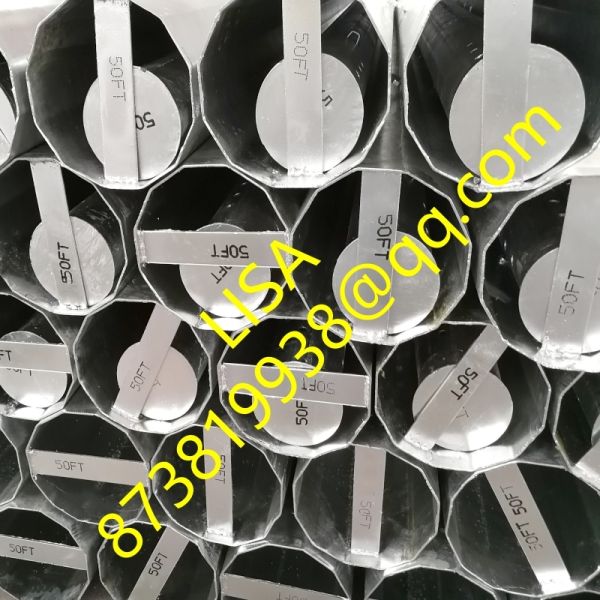 ASTM A572 Grade 50 Double-Circuit 15m High-Voltage Transmission Steel Pole Seismic Resistant IEC 60826