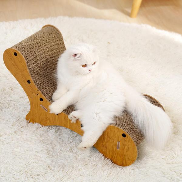 Armchair Scratching Board Factory Wholesale Wear Resistant Multi-Functional Cat Litter Corrugated Paper Cat Scratch Board Toys