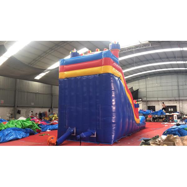 Max Capacity 100-500kg Clearance Above Ground Pool Water Slide with Pool and Blower