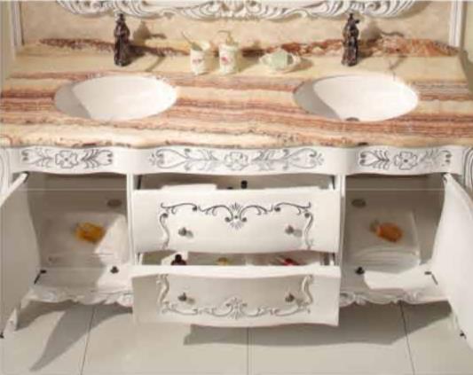 1660 X 1250mm Solid Wood Bathroom Vanity