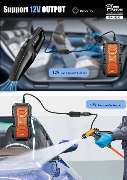 3000A Peak 16000mAh Car Jump Starter Portable Mini Auto Emergency Battery Booster Pack