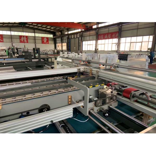 SPZX 2200 Semi Automatic Pasting Carton Box Machine / Double Sheets Pasting Machine