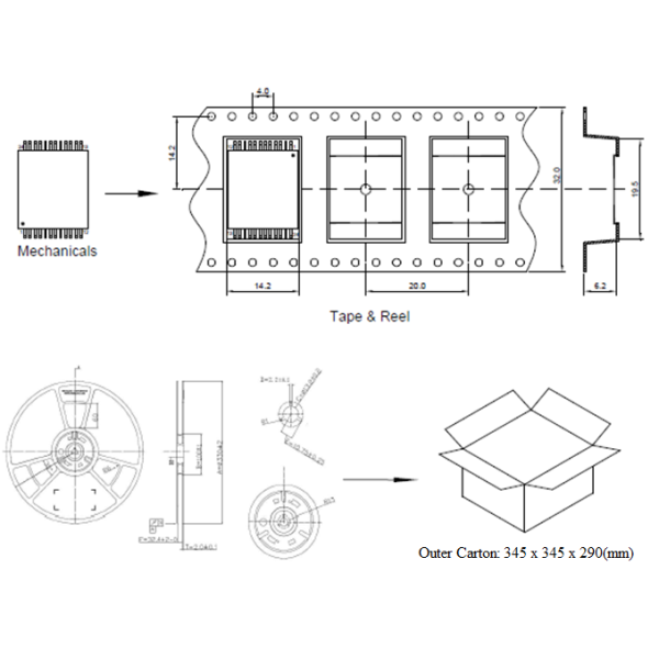 EMI suppression LAN transformer ABRACON ALANS10001-3J61ET for IP cameras surveillance systems