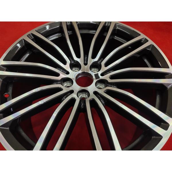 Glossy ET30 BMW 5 Series Alloy Rims 8J Black 19 Inch Alloy Wheels