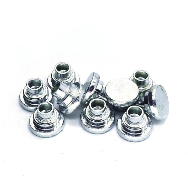 Step semi-hollow rivet, shelf rivet