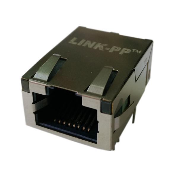 J0G-0001NL 1000BASE-T Low Profile RJ45 Connector 1x1 Tab-Up