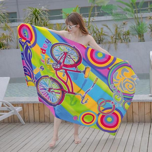 Des serviettes en microfibre imprimées sur mesure, durables et faciles à nettoyer, pour la plage et la piscine