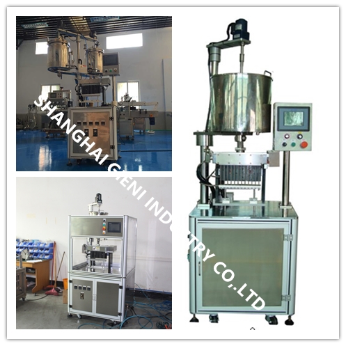Semi - Auto Lip Balm Filling Machine With Human - Machine Interface , 12 Cavities Filling Machine