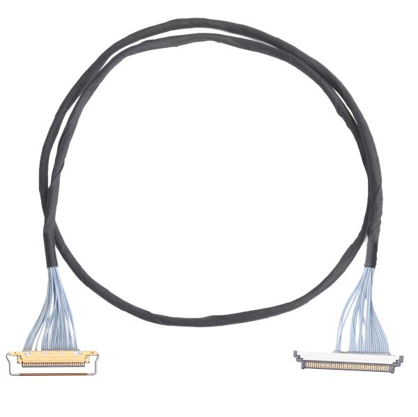Extra Fine Micro Coaxial Cable , KEL SSL20-40SB TO SSL20-40SB 20 Pin Lvds Cable