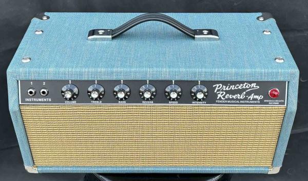 Custom Grand ′64 Princeton Reverb Tube Guitar Amp Head in Blue Color Fender Amp Clone Guitar Amplifier OEM
