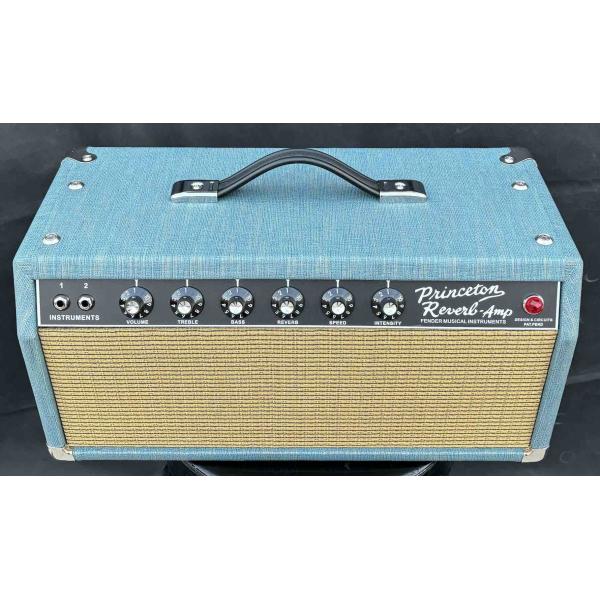 Custom Grand ′64 Princeton Reverb Tube Guitar Amp Head in Blue Color Fender Amp Clone Guitar Amplifier OEM