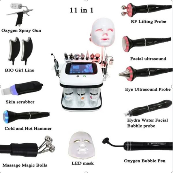New Arrival Black Pearl 10 In 1 Hydra Peel Machine Microdermabrasion Machine Facial Spa Micro-Touch Hydra Skin Care