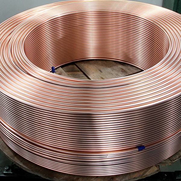 99.99% C10200 3/16in Copper Ac Coil Hollow Copper Pipe For Pancake