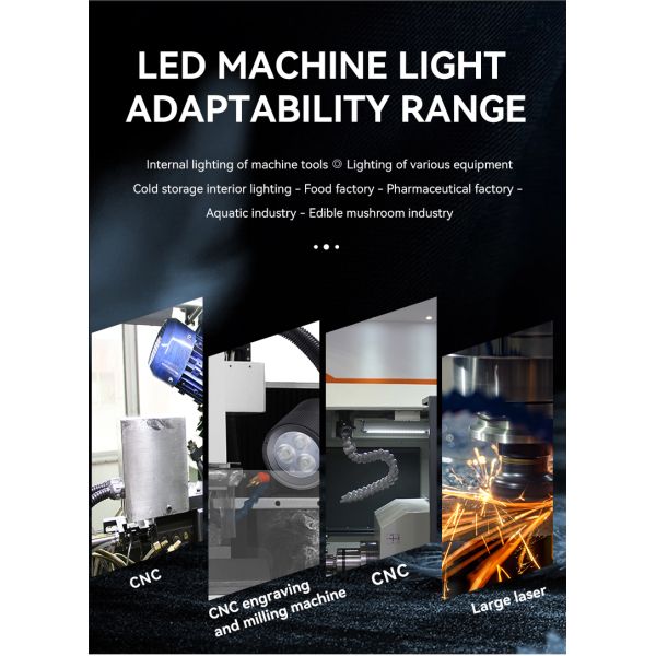 Lampes de travail pour machines-outils à LED personnalisées, flexibles et antidéflagrantes