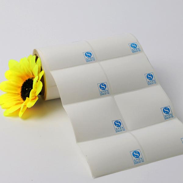 Пустые лоснистые изготовленные на заказ стикеры ярлыка крена, ярлыки восходящего потока теплого воздуха бумаги сразу