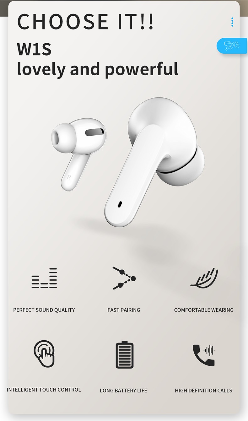 Умный спорт Earbuds наушника AD6973 10m TWS Bluetooth телефона беспроводной