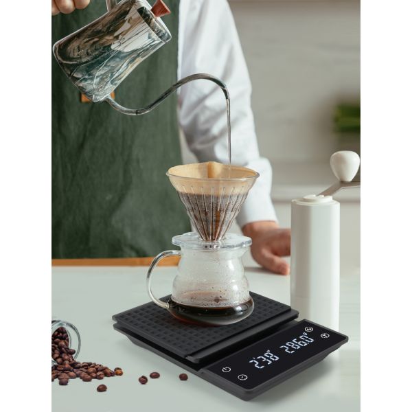Digital Kitchen Scale with 0.1g Accuracy and 3kg Capacity High Precision LCD Electronic Weighing Scale
