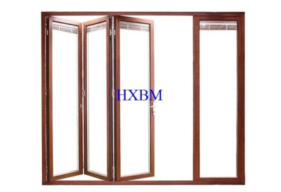A madeira de alumínio de madeira das portas do elevado desempenho procura a decoração home