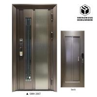 Golden Home Aluminum Entrance Door Bedroom Aluminum Front Entry Doors