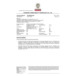 Changsha Chanmy Cosmetics Co., Ltd Certificaciones
