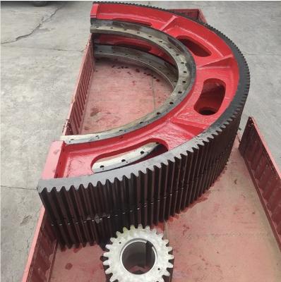 HRC 45-55 High Hardness Big Spur Gear Rotary Kiln Girth Gear