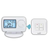 Riseem 230V ABS inalámbrico de gas de la caldera de la sala de termostato NTC sensor para la calefacción del suelo