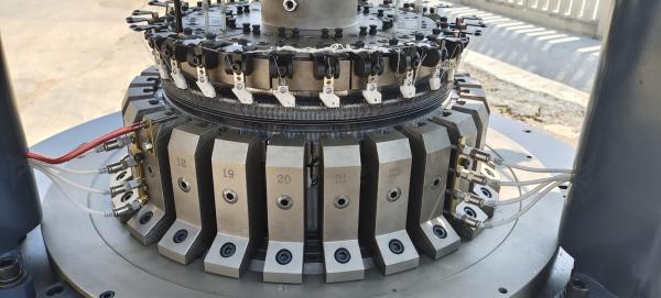 Small Double Jersey Circular Knitting Machine Knit French Double Pique Fancy Pique Design