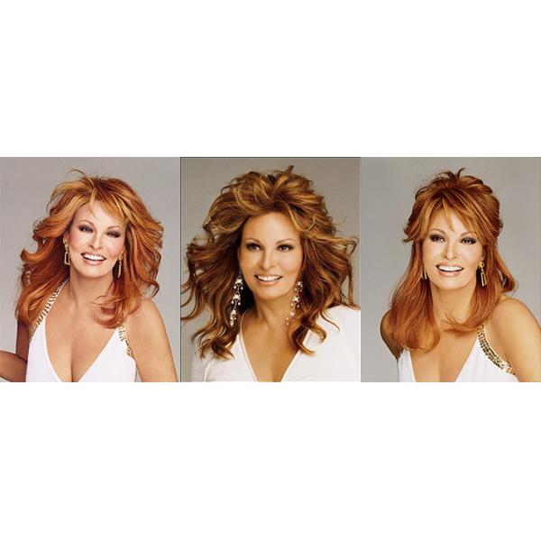 Natural Long Wave Type Hand Tied Blond Color Glueless Heat Resistant Synthetic Wigs