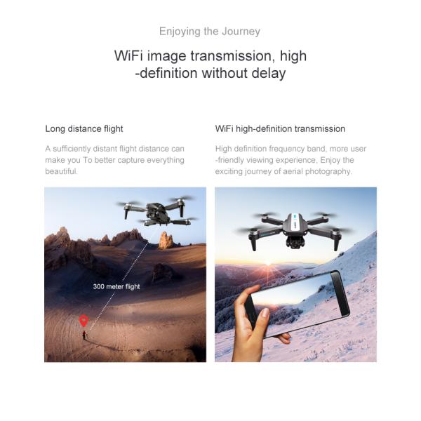 Lu900 Mini Drone 4k Dual Camera Drone With 5g Wifi Fpv Abs Remote Control Toys 100m Image Transmission Distance Yes Gyro