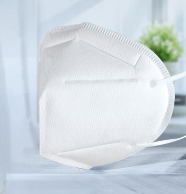 Protective Respiratory Kn95 Face Mask Disposable With 4 Layers White Color
