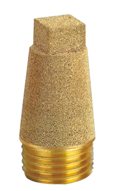 Brass Pneumatic Silencer , M5 - 2