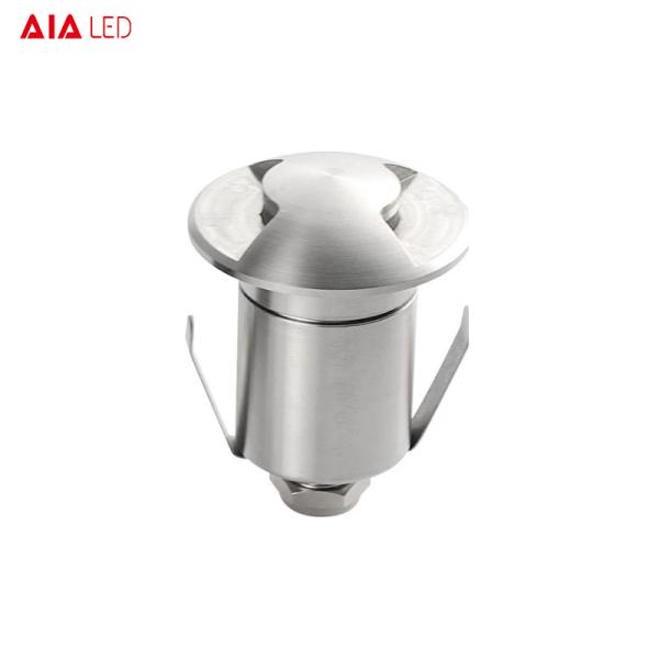 Stainless steel 4 Ways 3W 42mm LED underground light/led underground lamps for villa outdoor stair use