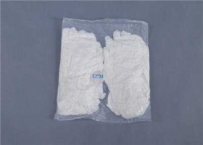Material de oposição do nitrilo do alcaloide ácido impermeável das luvas da sala de limpeza do Pvc