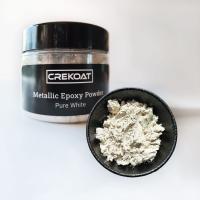 Natural Pearl White Mica Powder High Purity Shine Metallic Powder Epoxy