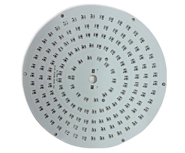White Aluminum Based Custom Printed Circuit Board 1-6 OZ For LED 1.6mm 35um