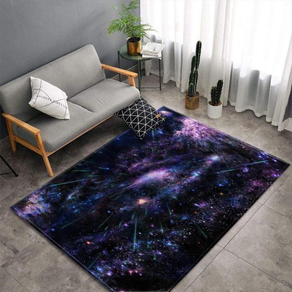 1.2*1.6m Starry Sky New Cartoon Big Carpet Source Wholesale Feather ins Style Bedroom Floor Mats