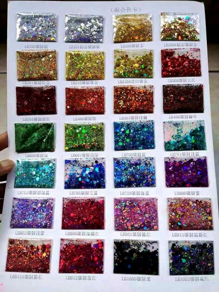 Craft and Christmas Item Type Indoor Christmas Decoration Chunky Glitter Mixes in Bulk
